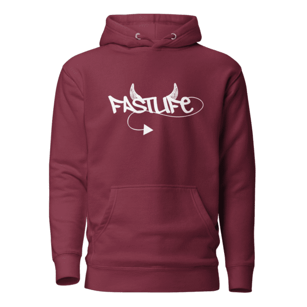 FAST DEMON - Hoodie [Maroon]